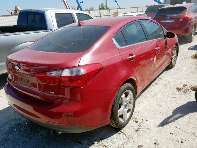 KNAFX4A87E5051889 - 2014 KIA FORTE EX  photo 4