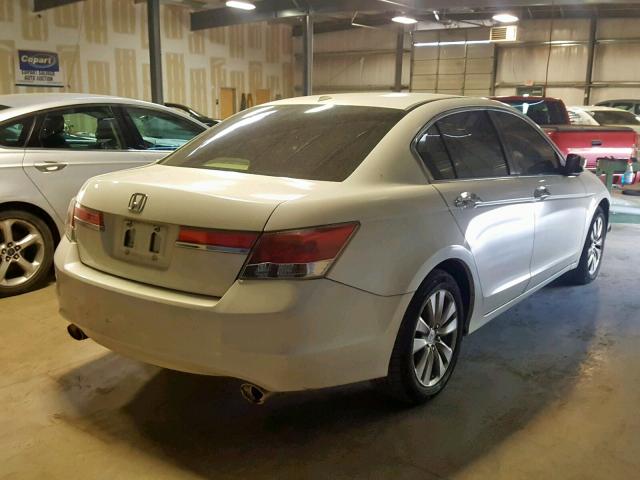 1HGCP3F8XCA011272 - 2012 HONDA ACCORD EXL WHITE photo 4