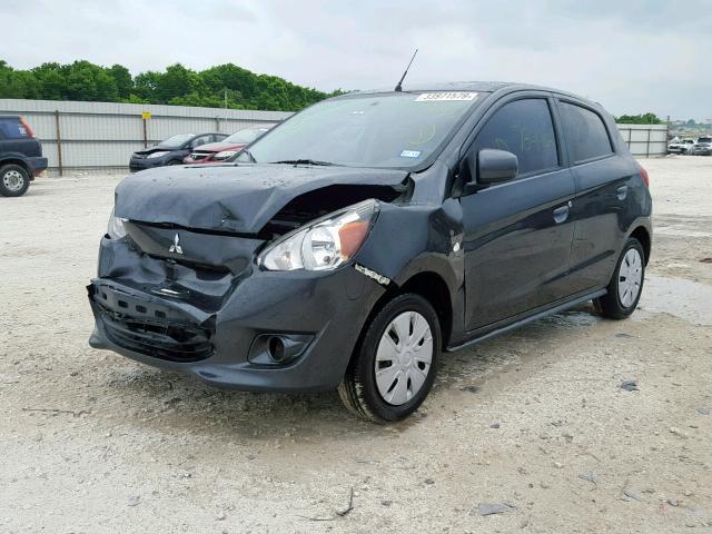 ML32A3HJ4EH008375 - 2014 MITSUBISHI MIRAGE DE BLACK photo 2