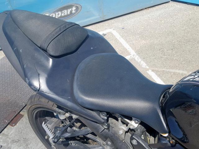 JKAZX4P177A002335 - 2007 KAWASAKI ZX600 P BLACK photo 6