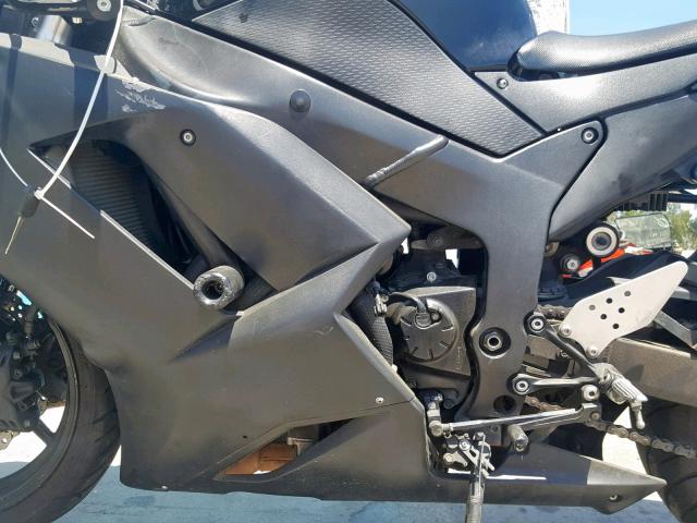 JKAZX4P177A002335 - 2007 KAWASAKI ZX600 P BLACK photo 9