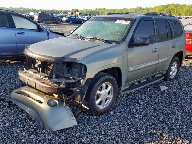 1GKDT13S032365612 - 2003 GMC ENVOY GREEN photo 2