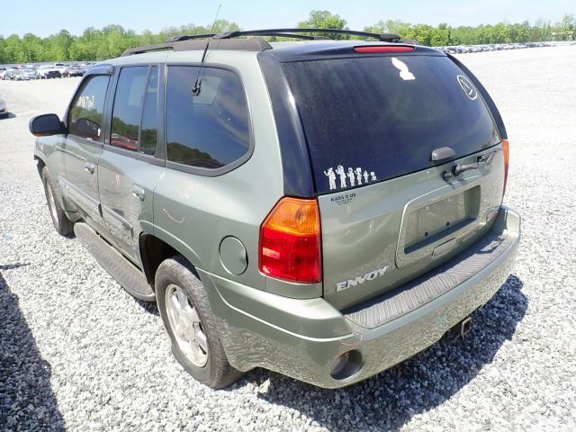 1GKDT13S032365612 - 2003 GMC ENVOY GREEN photo 3