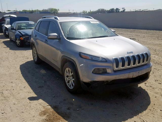 1C4PJMCS9HW614523 - 2017 JEEP CHEROKEE L SILVER photo 1