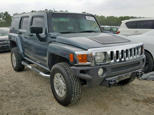 5GTDN13E478145613 - 2007 HUMMER H3 TEAL photo 1