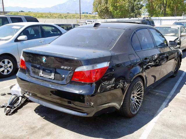 WBANB53516CP01011 - 2006 BMW 550 I BLACK photo 4