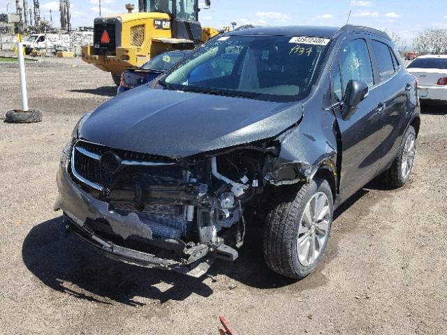 KL4CJESB7JB506916 - 2018 BUICK ENCORE PRE CHARCOAL photo 2