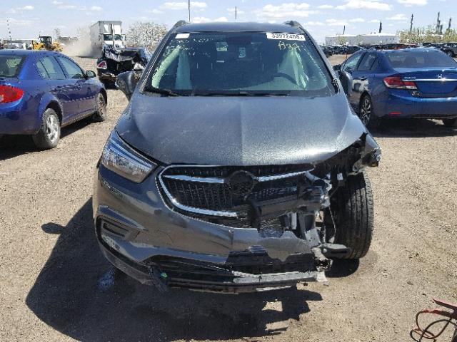 KL4CJESB7JB506916 - 2018 BUICK ENCORE PRE CHARCOAL photo 9