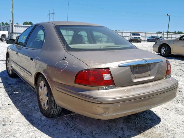 1MEFM50U63G623552 - 2003 MERCURY SABLE GS TAN photo 3