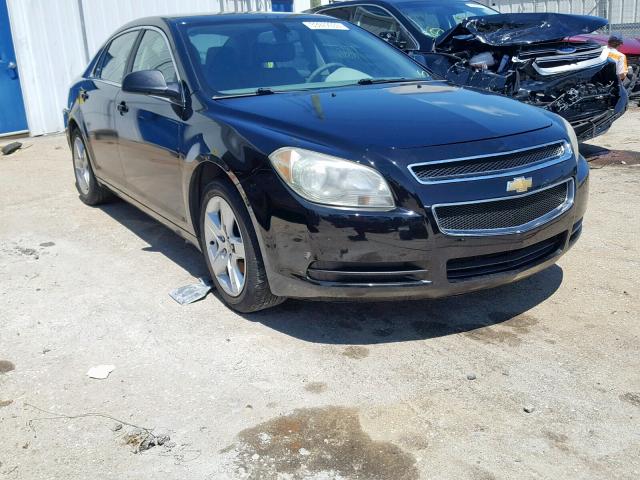1G1ZB5EB3A4145528 - 2010 CHEVROLET MALIBU LS BLACK photo 1