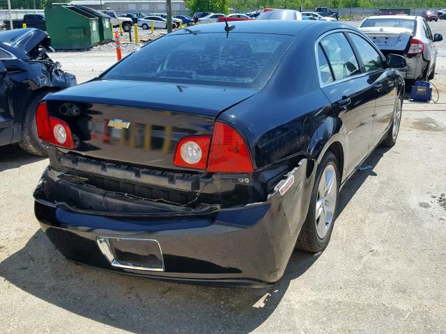 1G1ZB5EB3A4145528 - 2010 CHEVROLET MALIBU LS BLACK photo 4