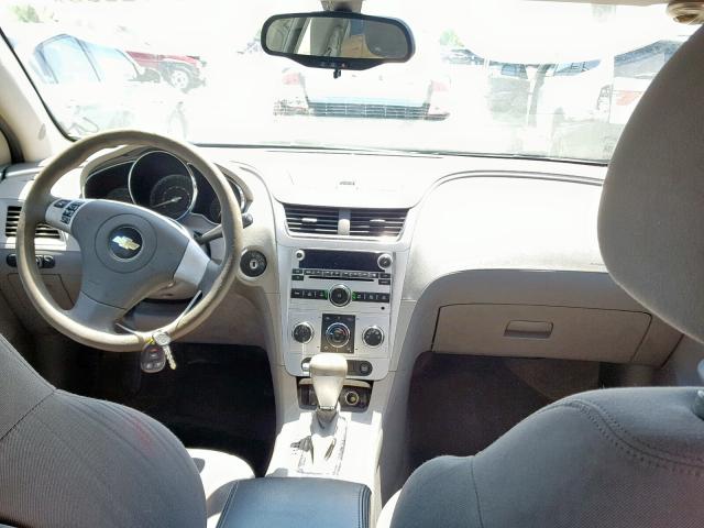 1G1ZB5EB3A4145528 - 2010 CHEVROLET MALIBU LS BLACK photo 9