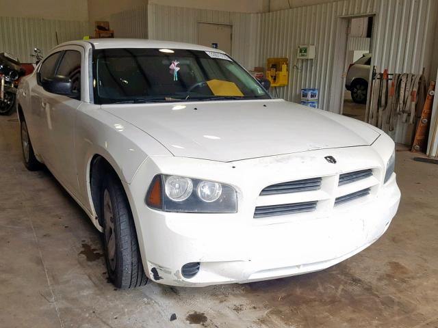 2B3KA43R58H113202 - 2008 DODGE CHARGER WHITE photo 1