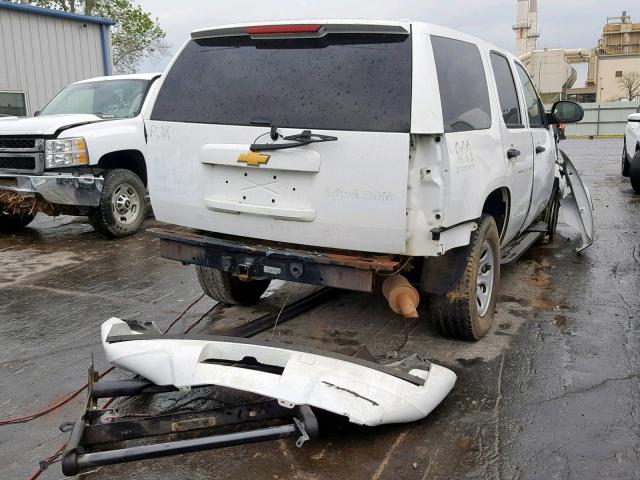 1GNSK2E04CR242062 - 2012 CHEVROLET TAHOE WHITE photo 4