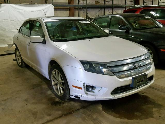 3FAHP0JG7CR191310 - 2012 FORD FUSION SEL WHITE photo 1