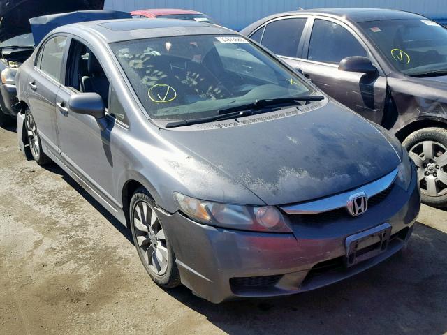 2HGFA16909H521961 - 2009 HONDA CIVIC EXL GRAY photo 1