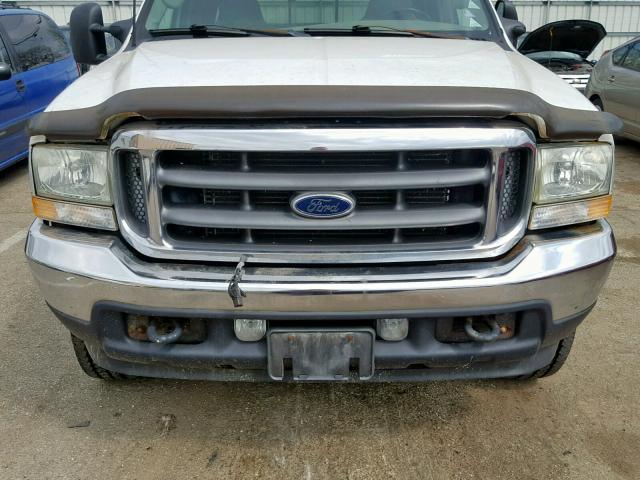 1FTSW31P63EC46062 - 2003 FORD F350 SRW S WHITE photo 9