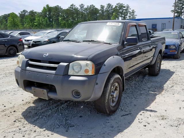 1N6ED29X73C415726 - 2003 NISSAN FRONTIER C BLACK photo 2