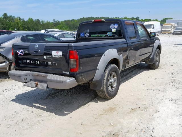 1N6ED29X73C415726 - 2003 NISSAN FRONTIER C BLACK photo 4