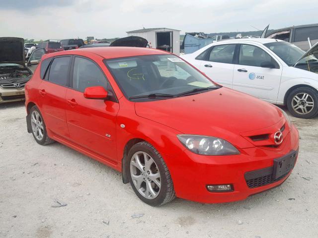 JM1BK343481791180 - 2008 MAZDA 3 HATCHBAC RED photo 1