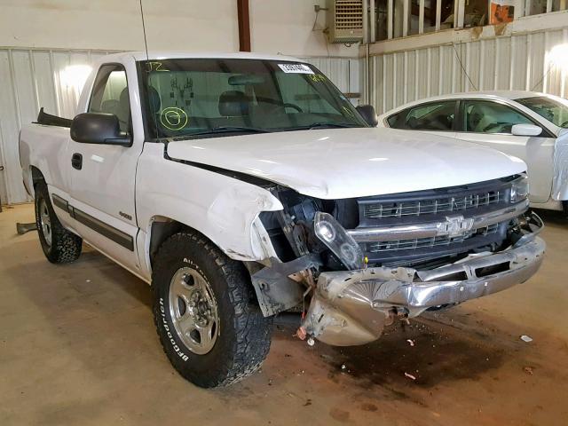 1GCEC14W0YZ186034 - 2000 CHEVROLET SILVERADO WHITE photo 1