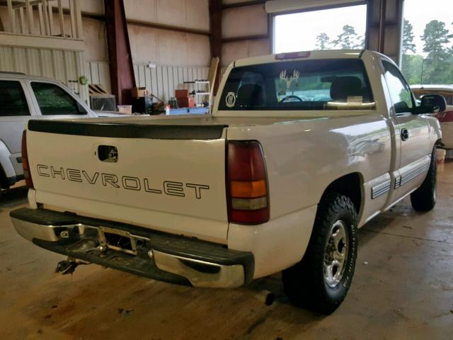 1GCEC14W0YZ186034 - 2000 CHEVROLET SILVERADO WHITE photo 4