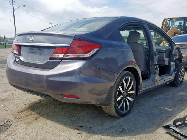 2HGFB2F93FH505025 - 2015 HONDA CIVIC EXL 灰色 照片 5