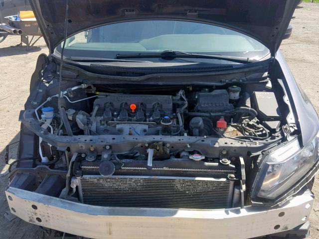 2HGFB2F93FH505025 - 2015 HONDA CIVIC EXL 灰色 照片 7