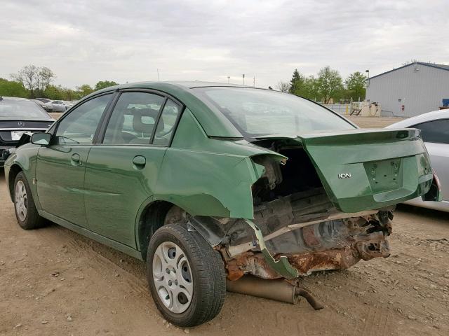 1G8AJ52F33Z168967 - 2003 SATURN ION LEVEL GREEN photo 3