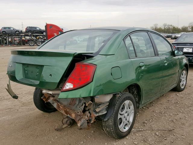 1G8AJ52F33Z168967 - 2003 SATURN ION LEVEL GREEN photo 4