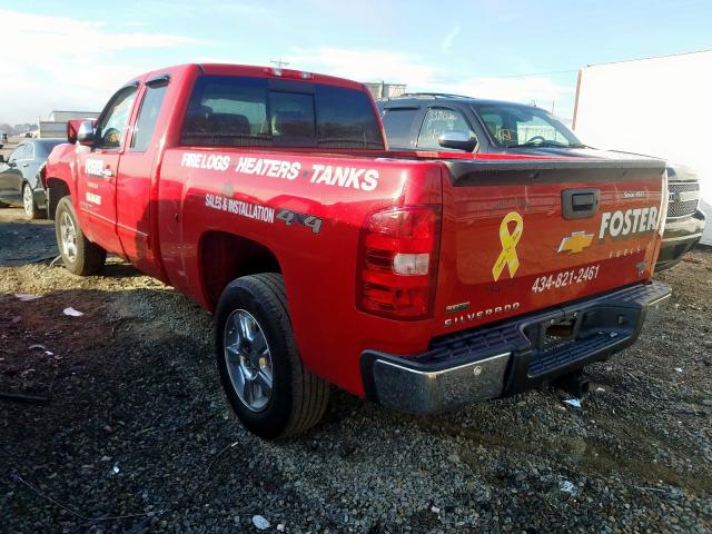 1GCRKSE70CZ172855 - 2012 CHEVROLET SILVERADO K1500 LT  photo 3