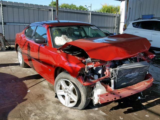 2B3KA33V99H504085 - 2009 DODGE CHARGER SX RED photo 1