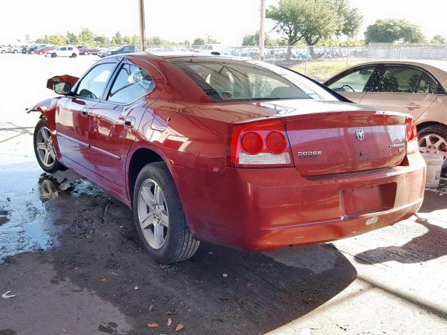 2B3KA33V99H504085 - 2009 DODGE CHARGER SX RED photo 3