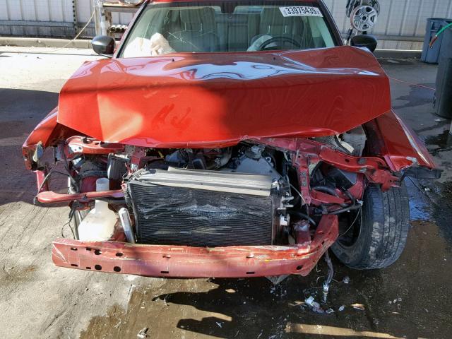 2B3KA33V99H504085 - 2009 DODGE CHARGER SX RED photo 7