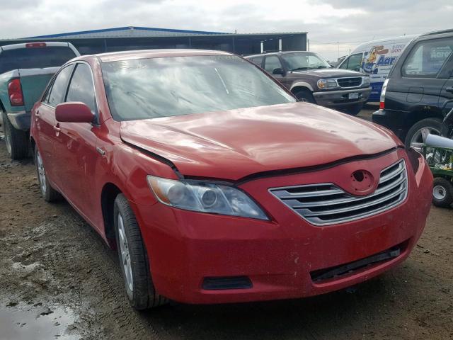 4T1BB46K39U080138 - 2009 TOYOTA CAMRY HYBR RED photo 1