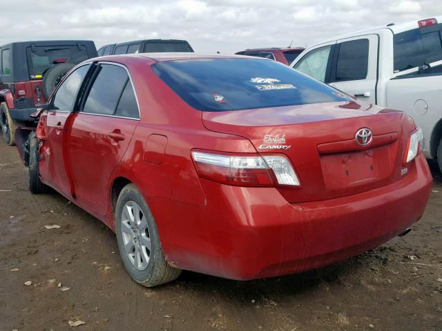 4T1BB46K39U080138 - 2009 TOYOTA CAMRY HYBR RED photo 3