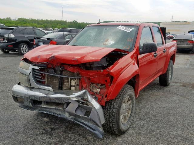 1GTDS13E988163140 - 2008 GMC CANYON RED photo 2