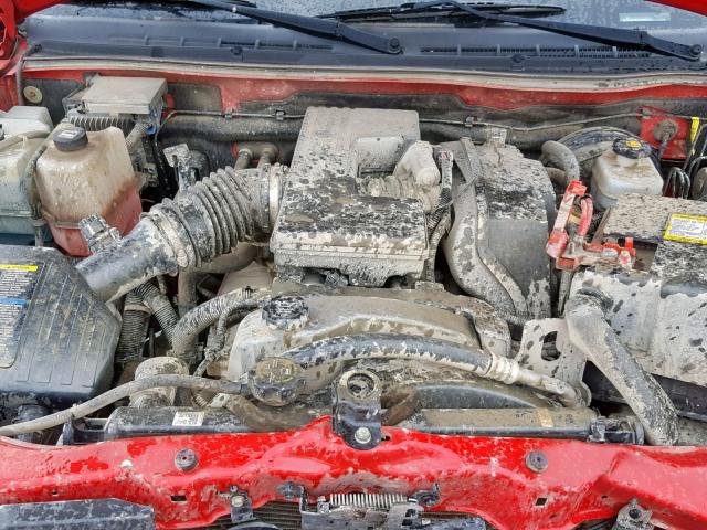 1GTDS13E988163140 - 2008 GMC CANYON RED photo 7