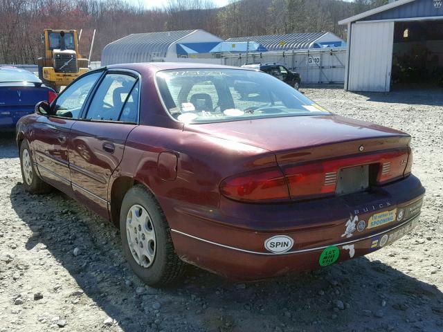 2G4WB52K8X1609847 - 1999 BUICK REGAL LS RED photo 3