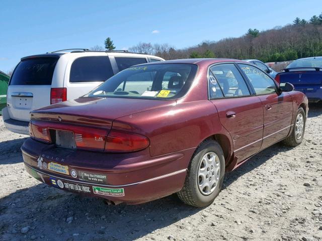 2G4WB52K8X1609847 - 1999 BUICK REGAL LS RED photo 4