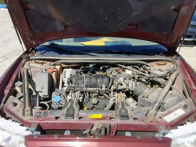 2G4WB52K8X1609847 - 1999 BUICK REGAL LS RED photo 7