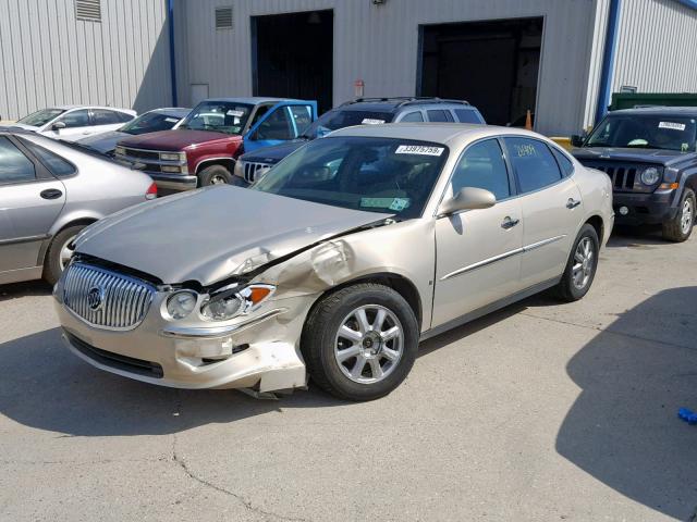 2G4WC582391159211 - 2009 BUICK LACROSSE C TAN photo 2