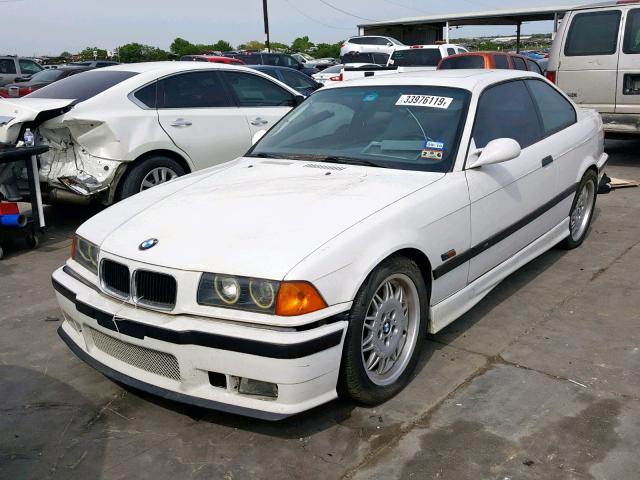 WBSBF9328SEH01511 - 1995 BMW M3 WHITE photo 2