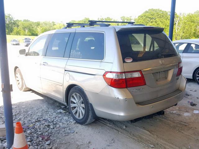 5FNRL38807B065615 - 2007 HONDA ODYSSEY TO SILVER photo 3