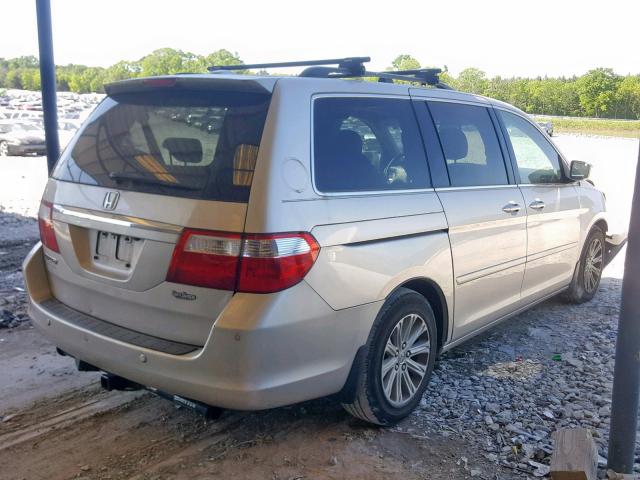 5FNRL38807B065615 - 2007 HONDA ODYSSEY TO SILVER photo 4