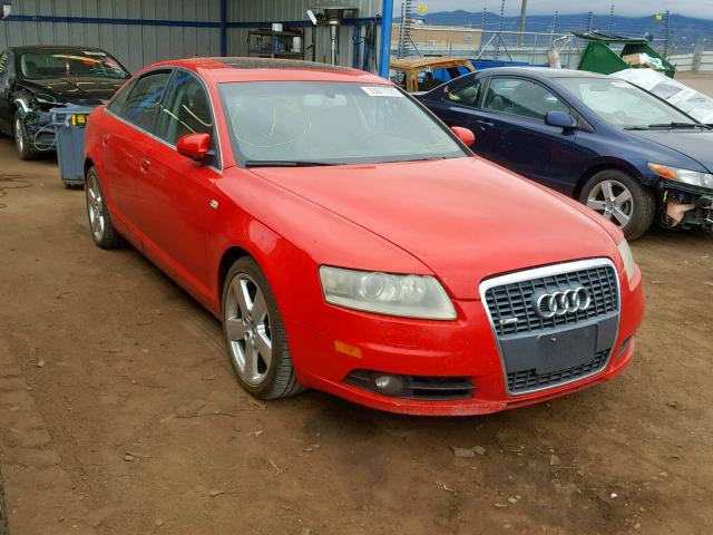 WAUEG74F86N031840 - 2006 AUDI A6 S-LINE RED photo 1