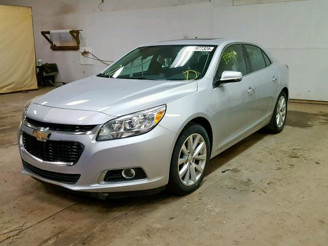 1G11F5SL3FF100003 - 2015 CHEVROLET MALIBU LTZ SILVER photo 2