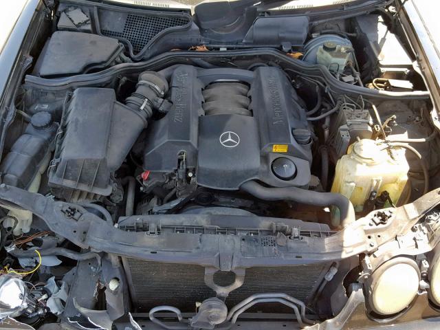 WDBJF65J01B389881 - 2001 MERCEDES-BENZ E 320 BLACK photo 7