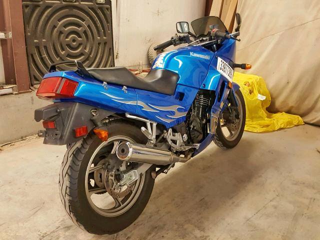 JKAEXMF187DA35880 - 2007 KAWASAKI EX250 F BLUE photo 4