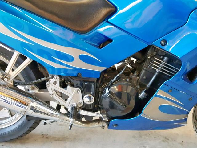 JKAEXMF187DA35880 - 2007 KAWASAKI EX250 F BLUE photo 7